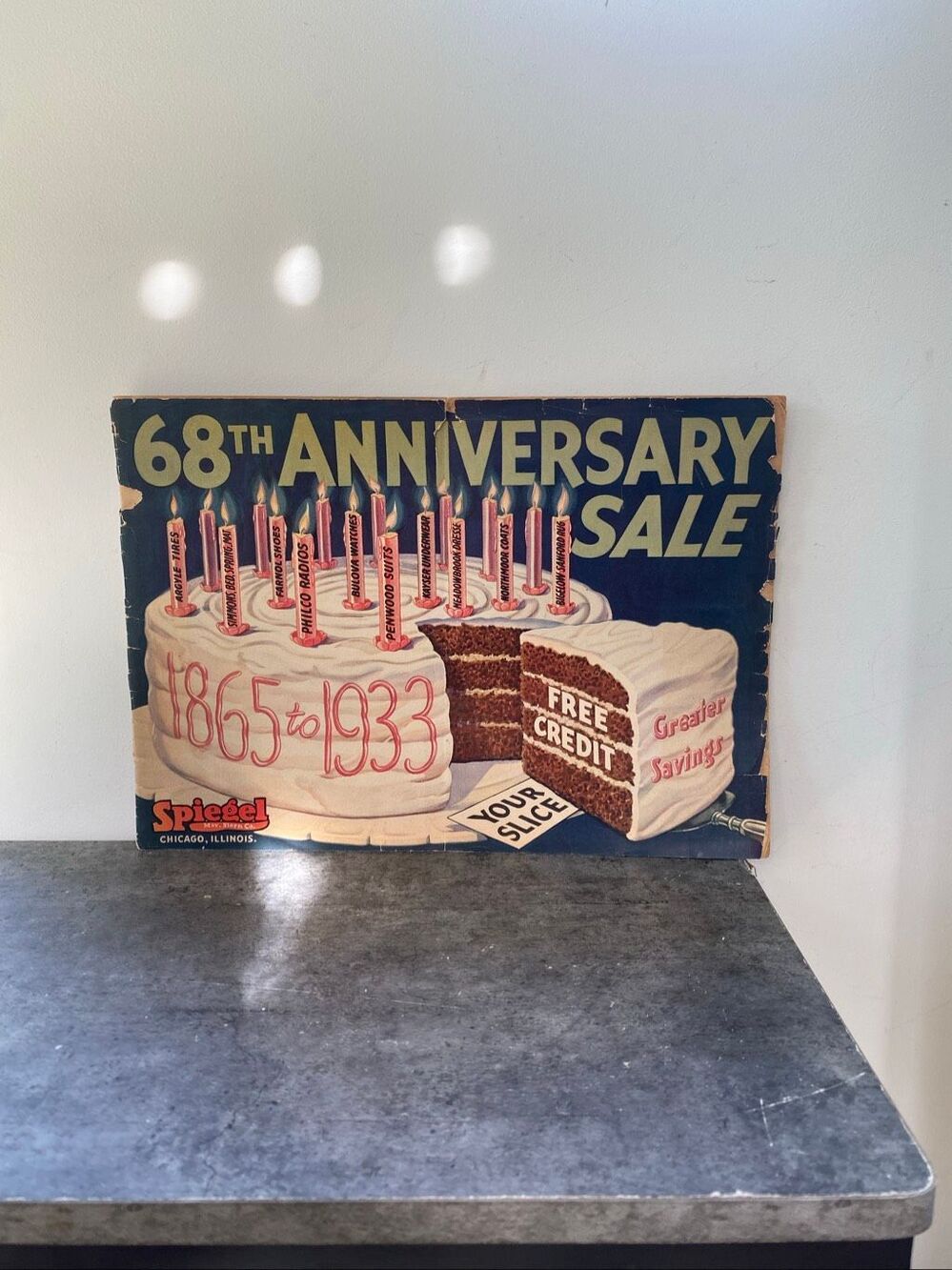 Spiegel 1933 68th Anniversary Sale Catalog Art Deco Advertising Ephemera
